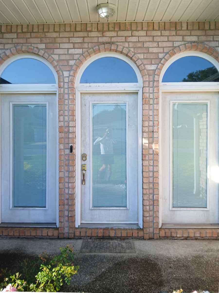 Porch & House Washing after pressure washing